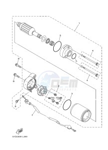 YBR125ED (51D3) drawing STARTING MOTOR