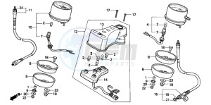 CB250 TWO FIFTY drawing METER (2)