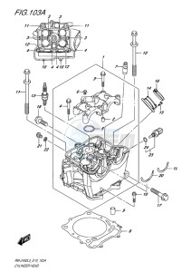 RM-Z450 EU drawing CYLINDER HEAD