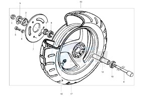 NRG EXTREME 50 drawing Front wheel