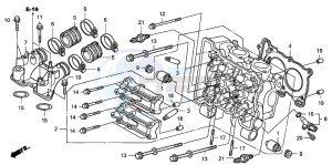 FJS400D SILVER WING drawing CYLINDER HEAD