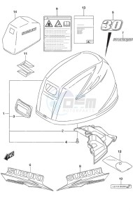 DF 30A drawing Engine Cover