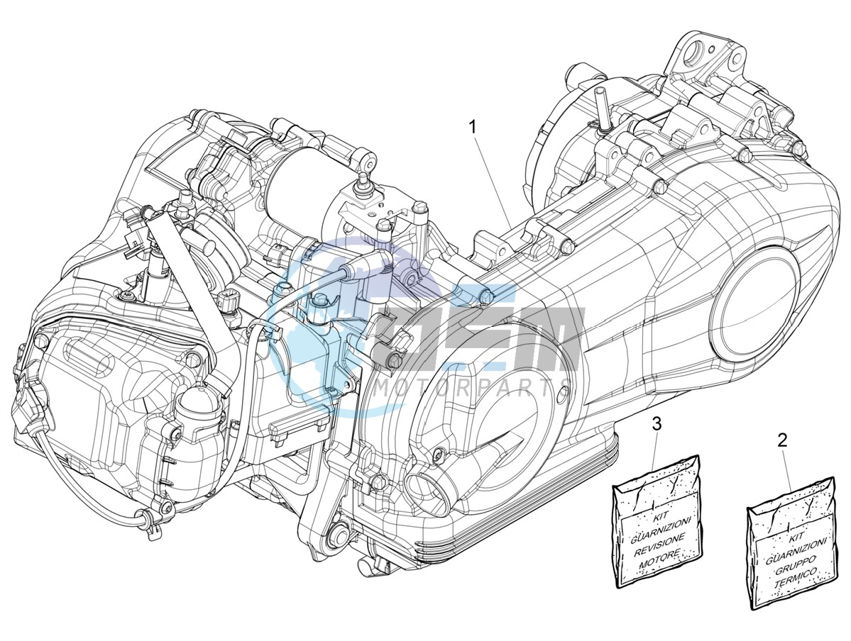 Engine, assembly