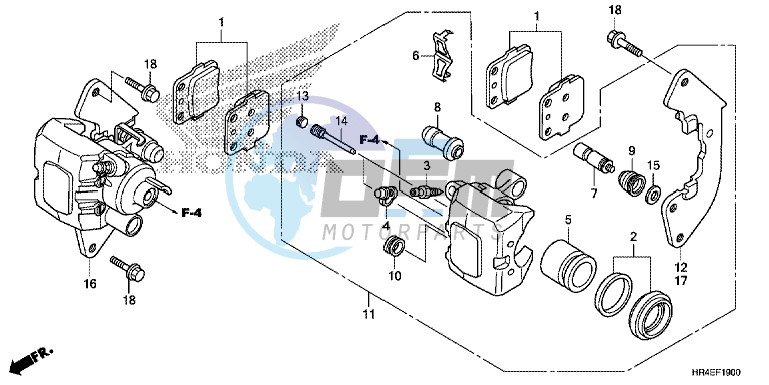 FRONT BRAKE CALIPER