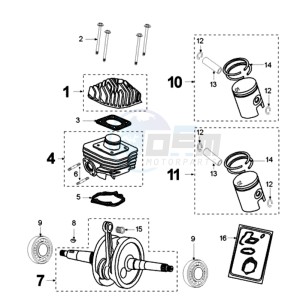 VIVA SL3 drawing CRANKSHAFT