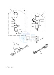 150AETL drawing SPEEDOMETER