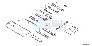 NC700XAD NC700X ABS Europe Direct - (ED) drawing TOOL