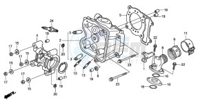 SH125S drawing CYLINDER HEAD