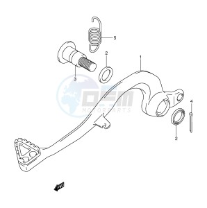 RM250 (E3-E28) drawing REAR BRAKE