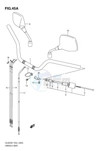 DL650 (E2) V-Strom drawing HANDLEBAR (MODEL K9 E2,E19,E24)