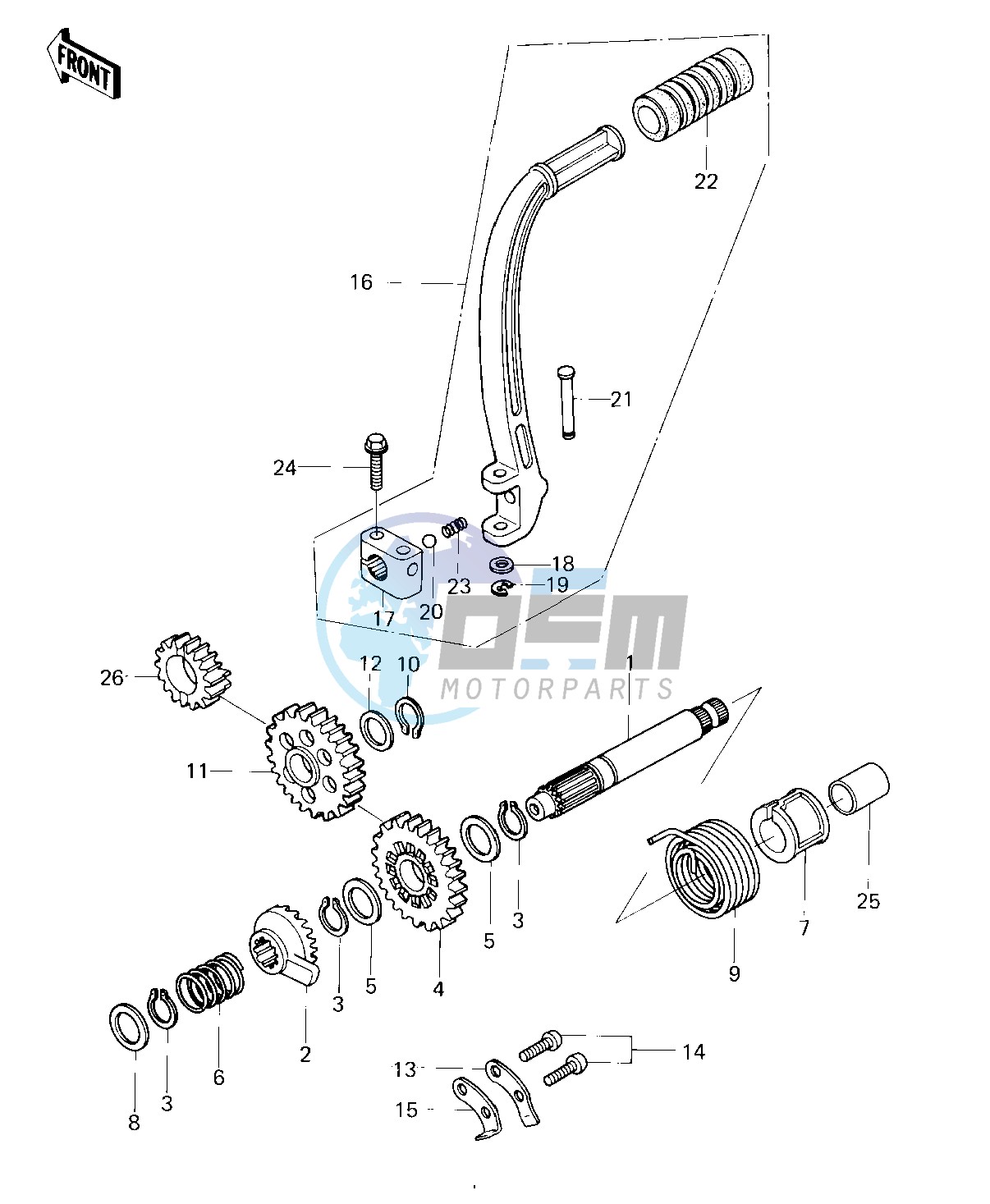 KICKSTARTER MECHANISM