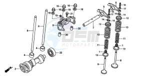 TRX450ES drawing CAMSHAFT