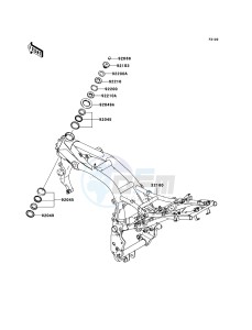 Z750S ZR750K6F FR GB XX (EU ME A(FRICA) drawing Frame