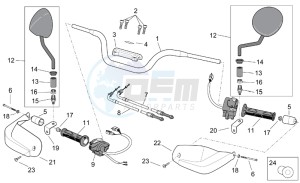 ETV 1000 Capo Nord Capo Nord drawing Rally handlebar