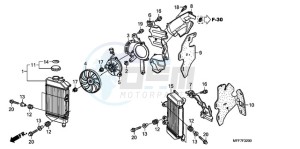 XL700V9 UK - (E / MKH SPC) drawing RADIATOR