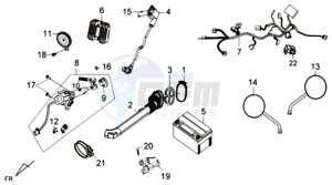 TONIK 50CC drawing WIRING HARNASS