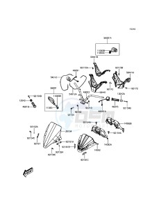 J125 ABS SC125BGFA XX (EU ME A(FRICA) drawing Handlebar