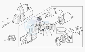 Nevada 750 Base - Club Base/Club drawing Starter motor