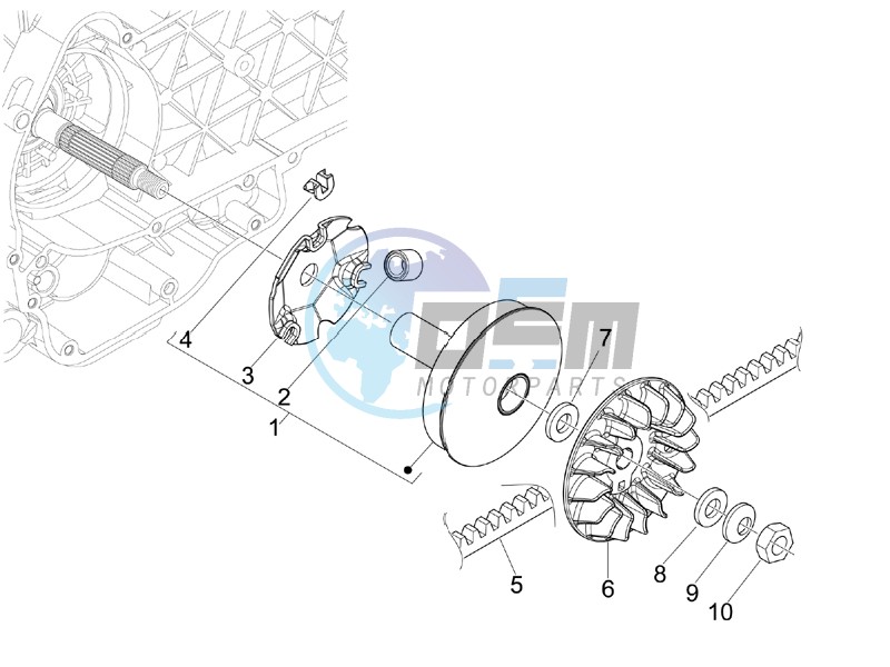 Driving pulley