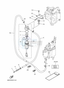 FL250BETU drawing FUEL-SUPPLY-1