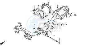 PK50 drawing FRAME BODY