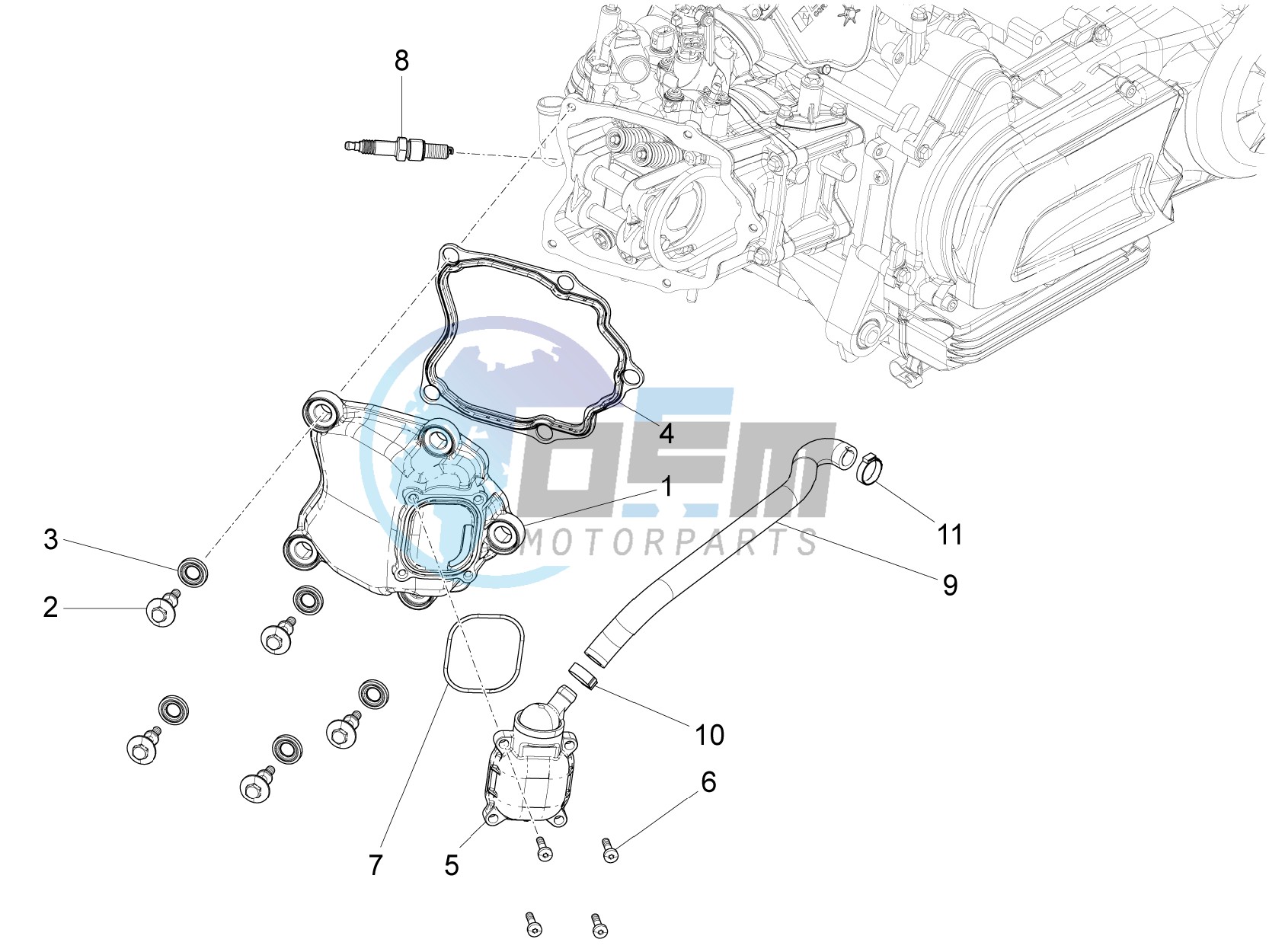 Cylinder head cover