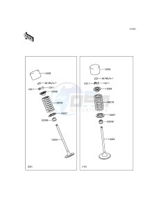 ER-6F EX650EFF XX (EU ME A(FRICA) drawing Valve(s)