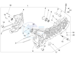 Liberty 50 iGet 4T 3V-2015-2017 (EMEA) drawing Crankcase