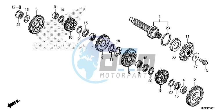 TRANSMISSION (COUNTERSHAFT)