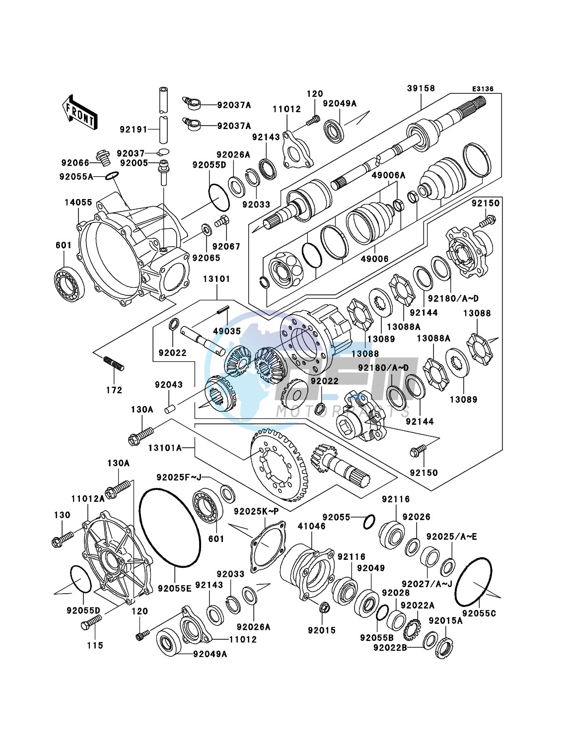 Drive Shaft-Front