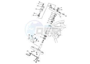 XVS A DRAG STAR CLASSIC 1100 drawing STEERING