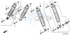 TRX680FAE TRX680 Europe Direct - (ED) drawing FRONT CUSHION