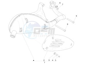 Sprint 50 4T 2V 25 kmh (EMEA) drawing Silencer