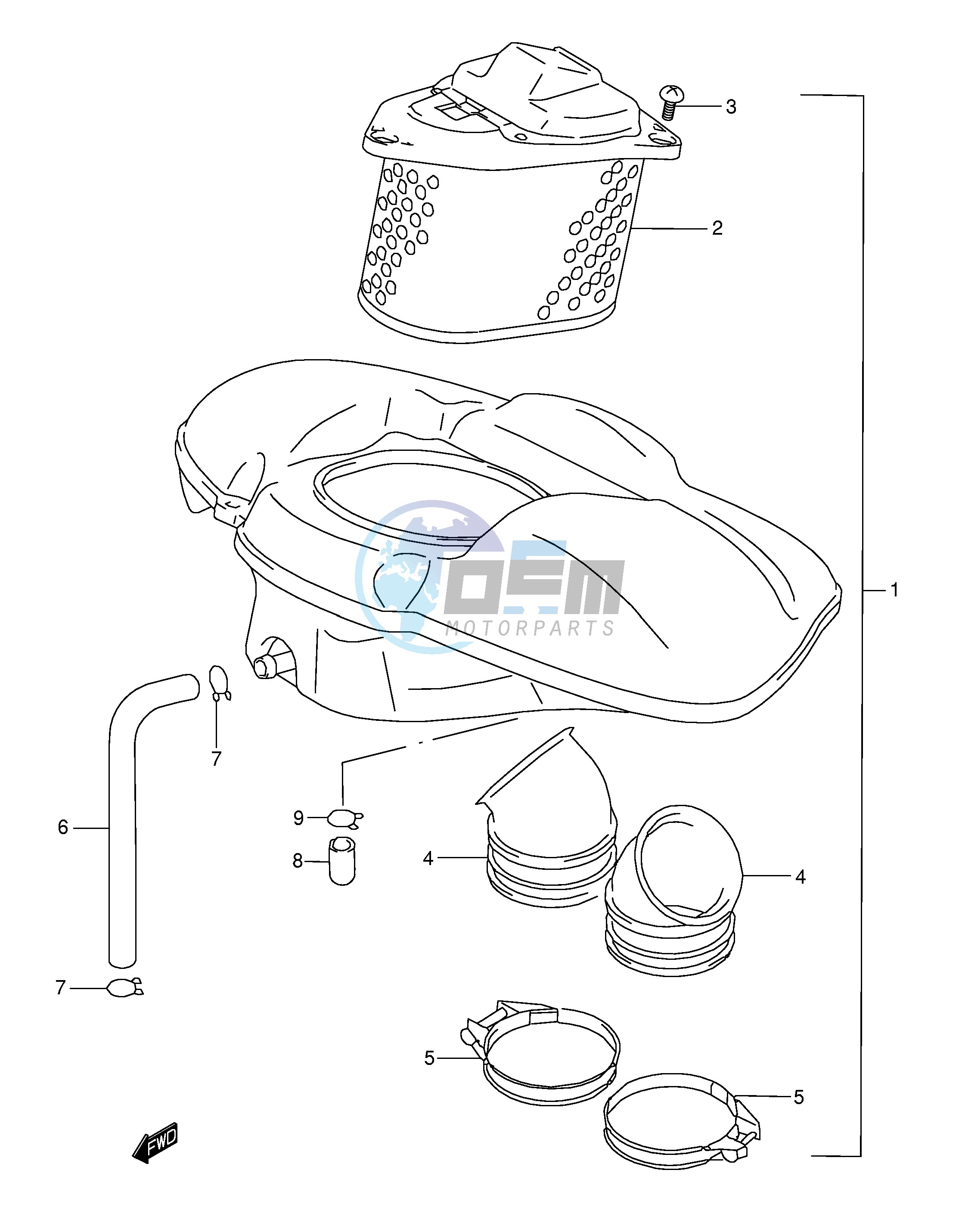 AIR CLEANER (MODEL W X Y)