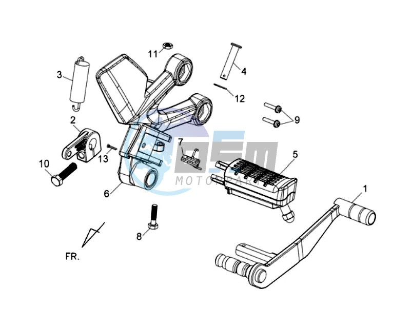 BRAKE PEDAL CPL