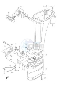 DF 9.9 drawing Driveshaft Housing