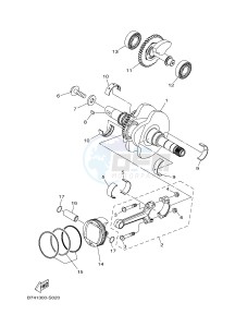 CZD300-A X-MAX 300 (BY31 BY31 BY31 BY31 BY31) drawing CRANKSHAFT & PISTON