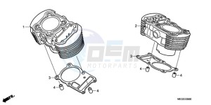 VT750C9 Europe Direct - (ED / MME) drawing CYLINDER