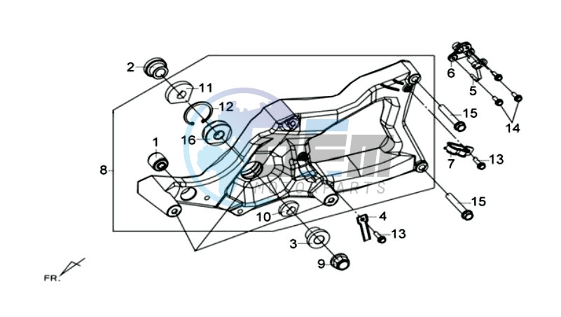 REAR FORK - REAR SUSPENSION