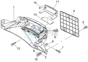 LX 150 USA drawing Rear guard