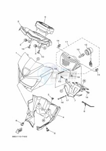 YFM450FWBD KODIAK 450 EPS (BHT5) drawing HEADLIGHT 2