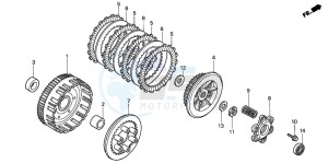 ANF125 drawing CLUTCH