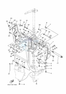 F225BETX drawing FRONT-FAIRING-BRACKET