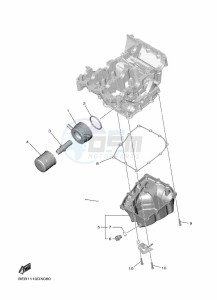 YZF690 YZF-R7 (BEB4) drawing OIL CLEANER