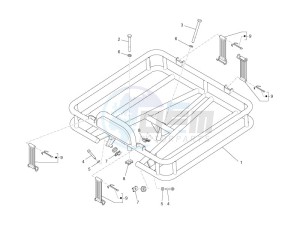 Liberty 50 4t ptt - (D) Germany drawing Rear luggage rack