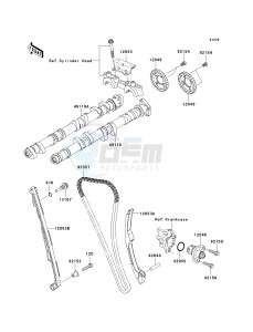 ZX 1000 E [NINJA ZX-10R] (E8F-E9FA) 0E8F drawing CAMSHAFT-- S- -_TENSIONER