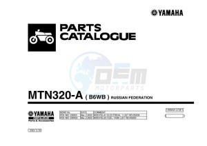 MT-03 MTN320-A (B6WB) drawing Infopage-1