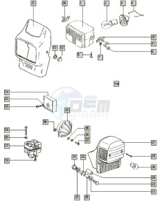 QUADRO_25-45kmh_T-X 50 T-X drawing Electrical equipment