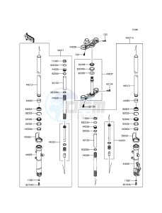 NINJA_250SL BX250AFF XX (EU ME A(FRICA) drawing Front Fork