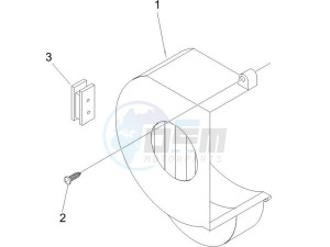 LX 50 2T D drawing Flywheel magneto cover - Oil filter